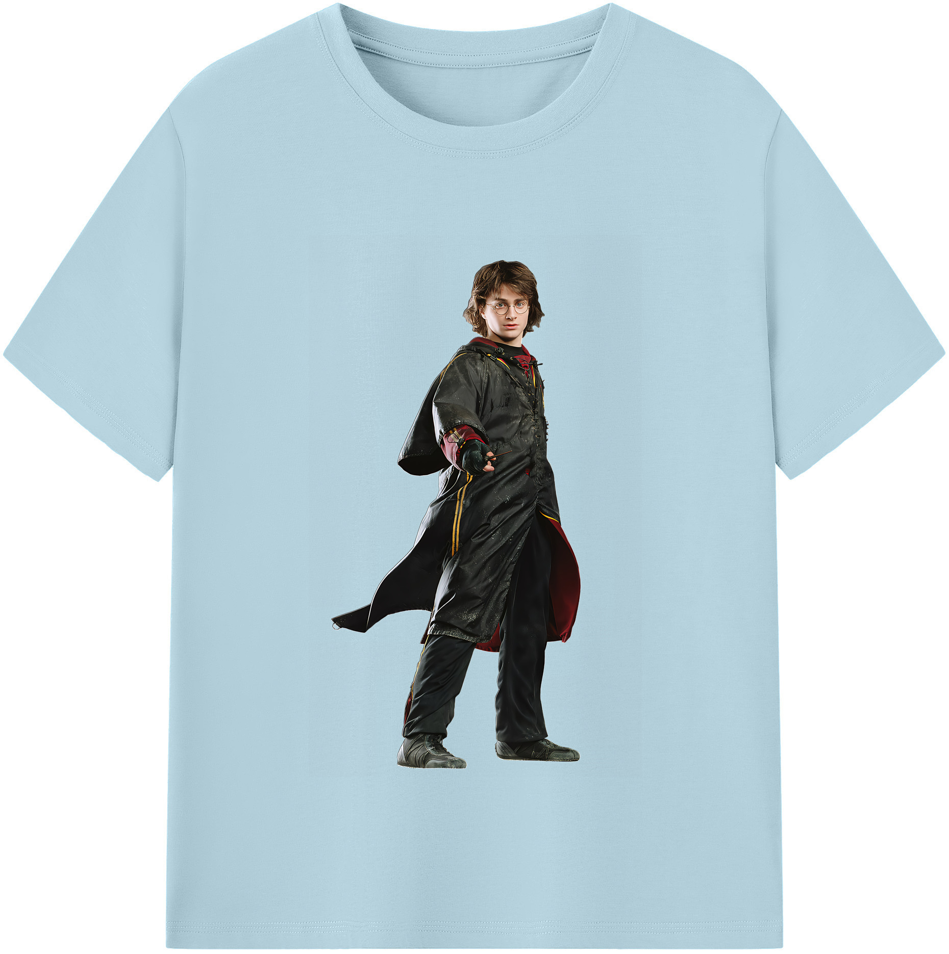 （画像用） Harry Potter ハリー・ポッターシリーズ 綿100％半袖Tシャツ（フロントプリント）
